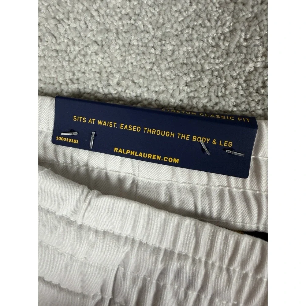 NWT Polo Ralph Lauren Elastic Waistband Pants Stretch Classic Fit Men's Lg. Tall